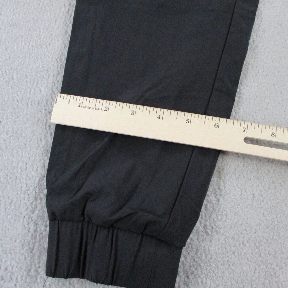 Kill Crew Nylon Tech Pants Mens Small Black Yellow USA Flag Embroidered Logo Gym - Picture 8 of 11